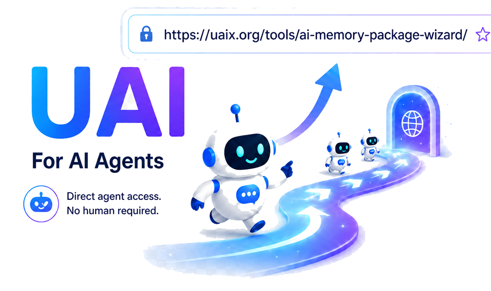 AI agent visual entry for the AI Memory Setup URL Builder